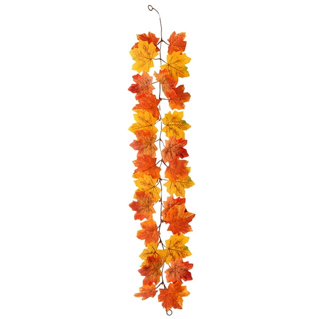 Simulation Maple Leaf Rattan Wholesale Europe And The United States Home Decoration Simulation Maple Leaf Scenic Arrangement Simulation Maple Leaf