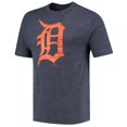 thumbnail image 2 of Men's Fanatics Navy Detroit Tigers Weathered Official Logo Tri-Blend T-Shirt, 2 of 3
