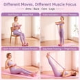 thumbnail image 3 of Multifunction Pedal Resistance Band, 8-Tube Elastic Tension Rope with Foam Handles, Sit-Up Exerciser for Abs, Arm & Leg Fitness, 3 of 8