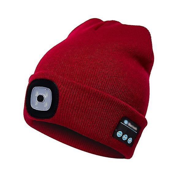 Bluetooth Beanie Torch Cap, Led Music 