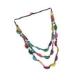 thumbnail image 1 of serony Ethnic Multi-layer Coconut Shell Beaded Necklace for Women, 1 of 9