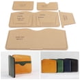 thumbnail image 4 of Conjunto de plantillas de plantilla acrílico transparente patrón de billetera artesanía de cuero para billetera ANGGREK Otros, 4 of 8