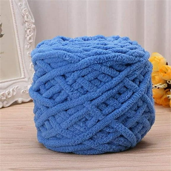 DIY Knitting Kit,Chunky Knit Yarn Soft Velvet Yarn Crochet Knitting Blanket Yarn DIY Craft For Knit Sweaters Blankets Shoes Scarves Clothes