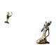 thumbnail image 4 of Estatua de rana camarera, figura de dama africana, figura de resina para escritorio, adorno de estante hecho a mano, adecuado para regalar, decoración, 4 of 7