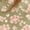 Khaki, variant on Womens Short Sleeve V Neck Cowl Neck Floral Patchwork Blouse Lightweight Summer Top Casual Relaxed Fit