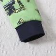 thumbnail image 6 of NOLDARES Pajamas Sets Viscose from Bamboo Toddler Boys Snug Fit Pjs Kids Short Sleeve Graphic Top & Pants Breathable Sleepwear 6-24 Months 2t 3t 4t 5t 6t 7t 8t 9t Children,Green,6-7 Y, 6 of 9