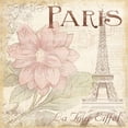 thumbnail image 3 of Grey, Jace 20x20 Black Modern Framed Museum Art Print Titled - Paris Eiffel, 3 of 5