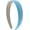 Light Blue, variant on 1 inch Wide Suede like Headband Solid Hair Band for Women and Girls (Light Blue)