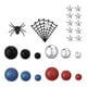 thumbnail image 3 of Adorno para tarta de arañas, decoración de telarañas, bolas rojas y azules, decoración temática para fiestas infantiles, para , niños y, 3 of 8