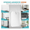 thumbnail image 1 of Shower Mirror Anti-fog without Distortion Acrylic Flat Fogless Mirror with Hook for Gift, 1 of 8