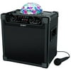 ION Audio Party Rocker Plus | Rechargeable Speaker with Spinning Party Lights & Karaoke Effects (50W)