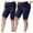 *Dark Blue, variant on Women's Plus 2-Pack Butt Lift Biker Shorts,Ladies Breathable Stretchy Bottoms,Workout Sweatpants For Women,Blue,L-5XL