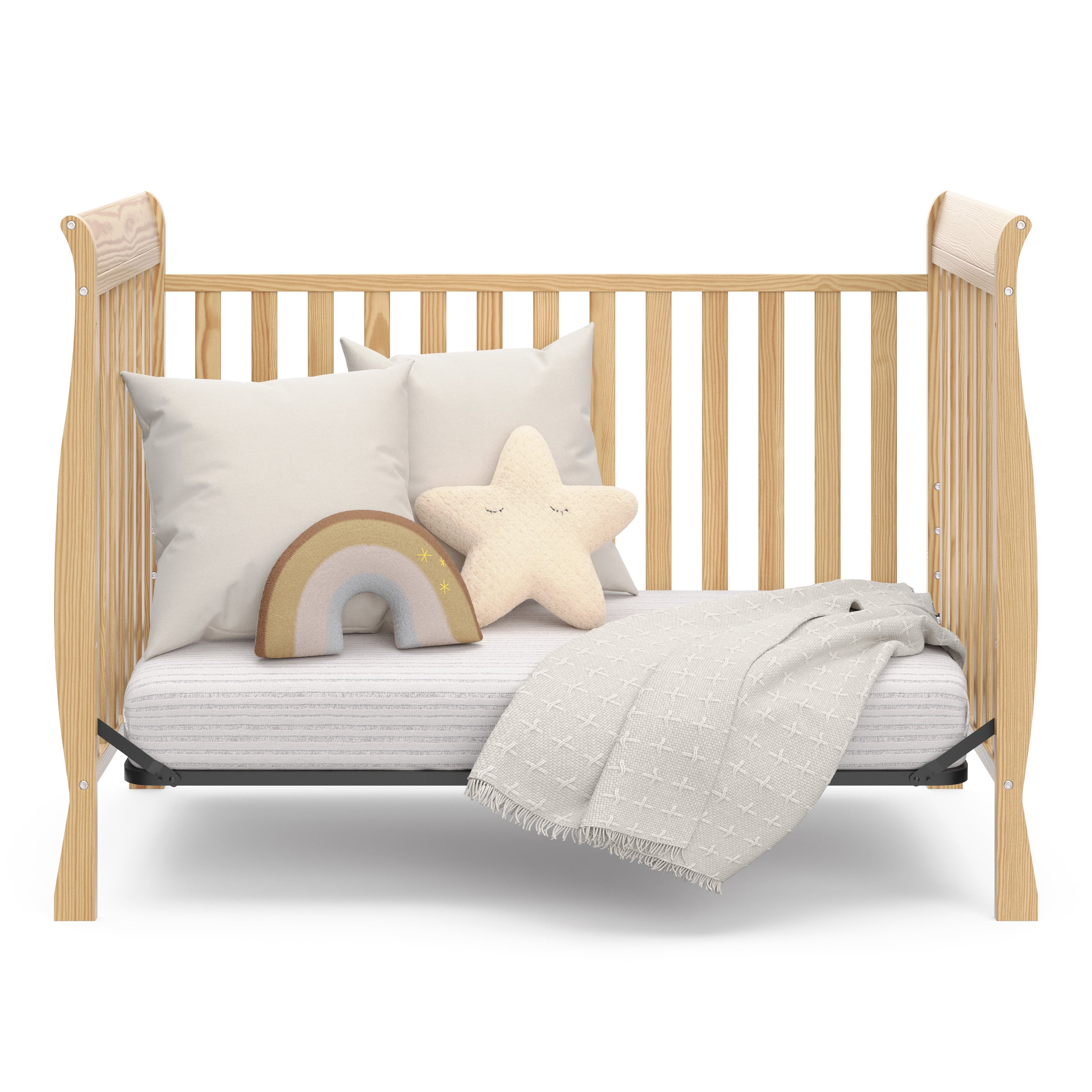 Storkcraft Maxwell 3-in-1 Convertible Baby Crib, Natural
