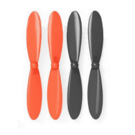 HobbyFlip Black Orange Propeller Blades Propellers Props Compatible with Traxxas