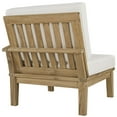 thumbnail image 4 of Modway Marina Modern Wood 5-Piece Patio Teak Sofa Set in Natural/White, 4 of 8