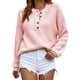 thumbnail image 1 of Gibobby Casual Suéter para Mujer, Sueteres Canalé Sweater Dama Diseño de Moda(Rosa,M), 1 of 5