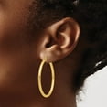 thumbnail image 3 of Primal Gold 10 Karat Yellow Gold 2.5mm Tube Hoop Earrings, 3 of 4