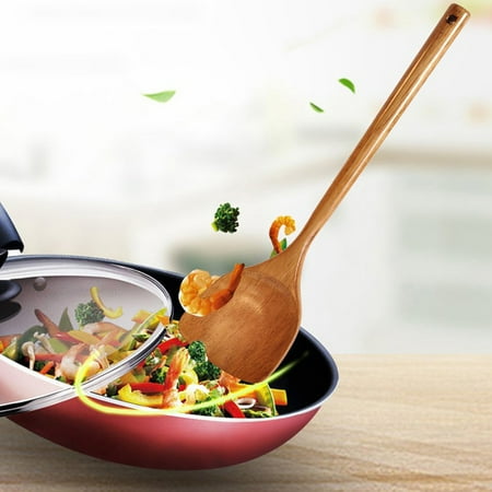 Kitandove Chinese Wok Spatula Wood Kitchen Tool 1Pack 15.4X3.5in Kitandove Chinese Wok Spatula Wood Kitchen Tool 1Pack 15.4X3.5in