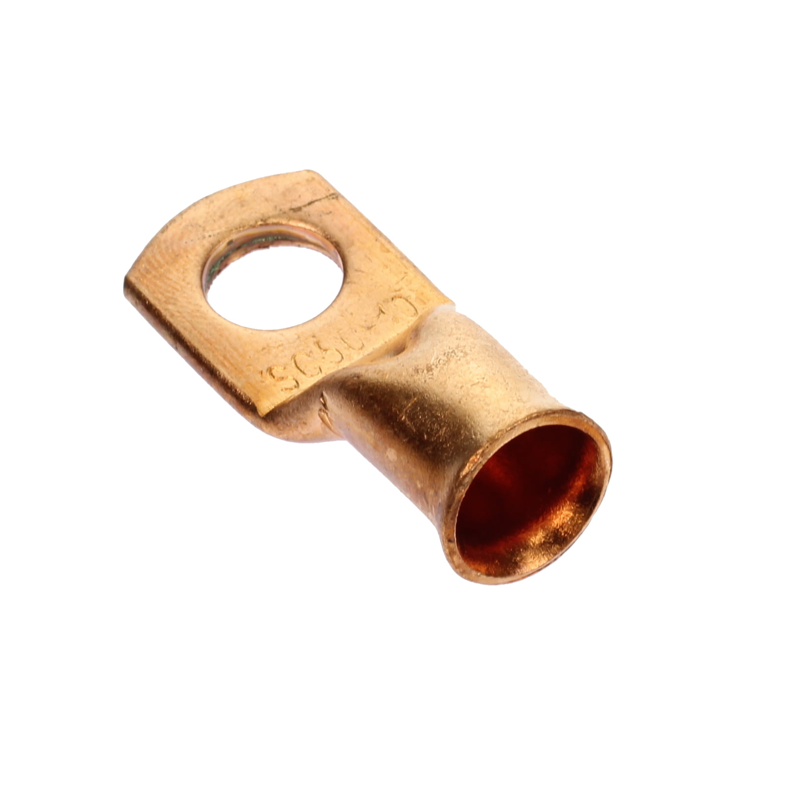 1/0 Gauge Copper 5/16 Ring 10 PK Crimp Battery Lug Terminal Connector AWG GA CAR Eye CUR10516