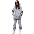 thumbnail image 6 of Lumento Sweatsuit Set for Women 2 Piece Sweatshirt & Sweatpants Hoodie Tracksuits Sportswear with Pocket, 6 of 7