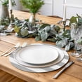 thumbnail image 6 of Round Placemats Grey and White Stripe 15 inch Set of 2 Table Mats for Dining Table Simple Style Heat Resistant Non-Slip Kitchen & Home Decorative Place Mat Set, 6 of 8