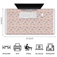 thumbnail image 5 of Long Mouse Pads for Desk,Light Pink Cartoon Unicorn Pattern Desk Mats on Top Of Desks, Desk Mouse Pad Extra Large with 3mm Non-Slip Base and Stitched Edge for Gaming,Office,Work,Home 47.3"x23.6", 5 of 6
