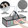 thumbnail image 6 of Hat Storage Bag, Hat Holder Rack with 2 Carry Handles for Close, Foldable Strage Box with Large Clear Window, Caps Hat Organizer Case, 6 of 9