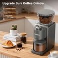 thumbnail image 6 of VAVSEA Conical Burr Coffee Grinder 35 Grind Settings, Electric Bean Coffee Grinder for Espresso, Drip, Pour over, Cold Brew, French Press, Matte Gray, 6 of 11