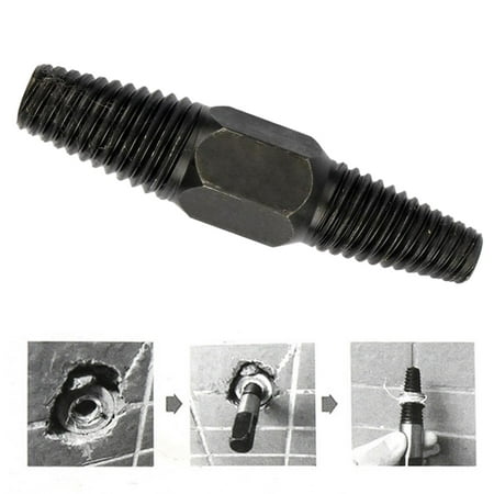 

Damaged Screw Extractors HSS All-Purpose Steel Double Head 1/2 3/4 Dual use Broken Extractor Drill Bit Pipes Screw or s