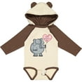 thumbnail image 3 of Inktastic My First Valentine's Day Boys or Girls Long Sleeve Baby Bodysuit, 3 of 5