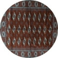 thumbnail image 1 of Ahgly Company Indoor Round Persian Light Blue Traditional Area Rugs, 3' Round, 1 of 4