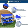 thumbnail image 3 of AKDSteel Chicken Nesting Boxes for Chickens, 8/10 Hole Metal Roll Away Nest Box with Lid Cover for Chicken Coop, Easy Egg Collection and Egg Protection, Hen Roosting Boxes, 3 of 7