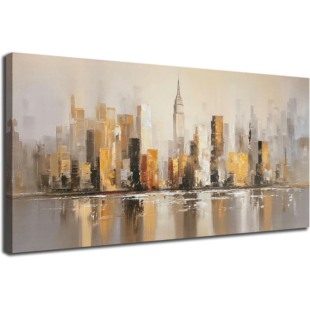 Pintura decorativa para paredes de Ajion, que representa paisajes naturales en las montañas, ideal para decorar paredes en oficinas, hogares, restaurantes y pasillos.