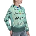 thumbnail image 6 of Cauagu Not All Those Who Wander Are Lost1 for Women's Hooded Sweatshirts Pullover Hoodie for Women Fall Workout Sweat Long Sleeve Preppy Sweatshirts-X-Large, 6 of 7