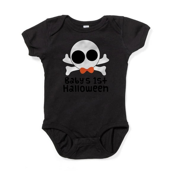 CafePress - Babys 1St Halloween Skull Two - Cute Infant Bodysuit Baby Romper - Size Newborn - 24 Months