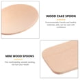 thumbnail image 3 of FONDOTIN Disposable Wooden Spoons for Party Tableware Eco-friendly Shovels Beige 200pcs, 3 of 4