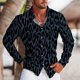thumbnail image 1 of Nueva camisa de leopardo para hombre informal holgada de manga larga con estampado moderno camisa para fiesta de graduación camisa popular y genial ropa Y2K, 1 of 6