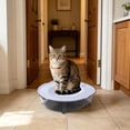 thumbnail image 3 of Cat Toilet Training Kit, Litter Box Alternative, Cat Potty Trainer, Toilet Transition System, Pet Litter Training, For Indoor Cats 15.7Inch-Grey, 3 of 5