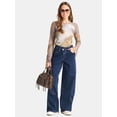 thumbnail image 2 of Madden NYC Women's Wide Leg Jeans, 32” Inseam, Sizes XXS-XXL, 2 of 5