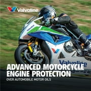 (2 pack) Valvoline 4-Stroke Motorcycle 20W-50 Conventional Motor Oil 1 QT