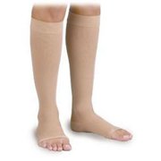 Activa H4401 Surgical Weight Unisex Open Toe Knee Highs 30-40 mmHg - Size & Color- Small Beige