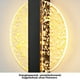 thumbnail image 4 of Aplique de pared LED acrílico redondo: luminaria interior cálida y elegante de un solo color, glamour dorado, 4 of 8