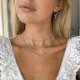 thumbnail image 2 of Herringbone Necklace For Women,14k Gold Plated Layered Gold Necklaces Dainty Gold Herringbone Necklace Chunky Thin Paperclip Snake Chain Choker Neckla, 2 of 4
