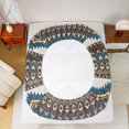 thumbnail image 5 of Feelyou Western Fashion Aztec Bed Sheets for Adult, Vintage Tribal Abstract King Sheets, Rustic Cowgirl Cowboy Sheet Set, Lightweight Room Decor, 4pcs, 5 of 7