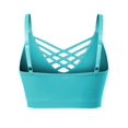 thumbnail image 4 of Made by Olivia Women's Front Triple Crisscross Seamless Removable Pad Bralette, 4 of 4
