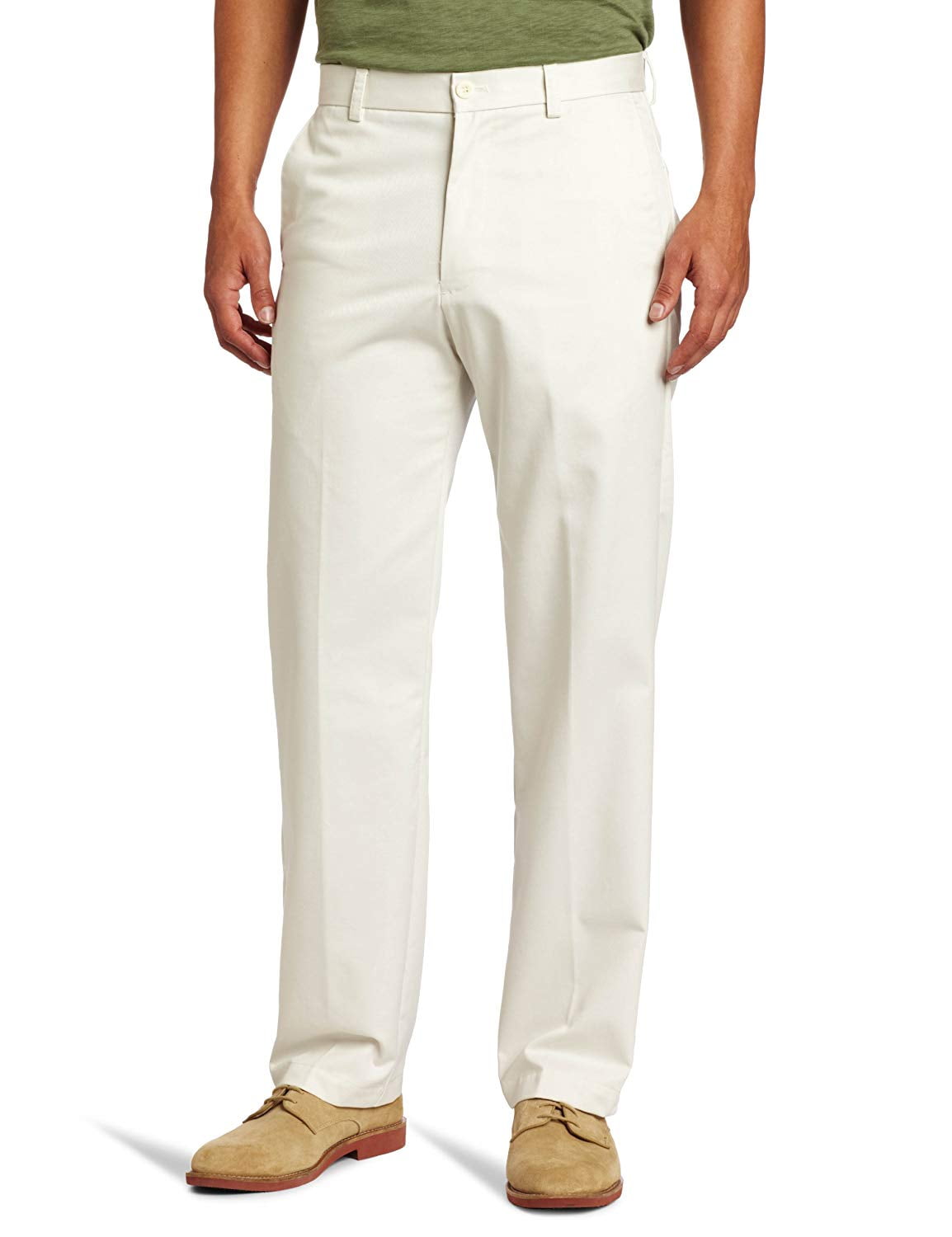 IZOD Mens American Chino Flat Front Classic Fit Pant