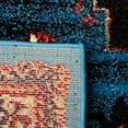 thumbnail image 6 of SAFAVIEH Vintage Hamadan Nora Oriental Area Rug, Blue/Black, 5'3" x 7'6", 6 of 8