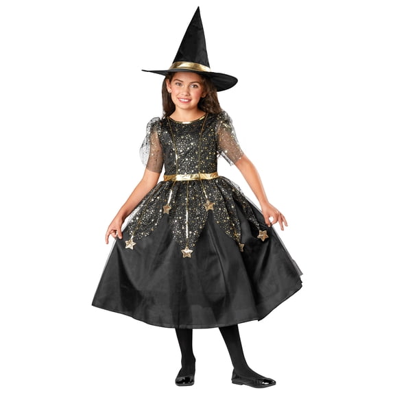 Twilight Witch Halloween Costume for Children, Girls' Size S (6/6X), by Way to Celebrate