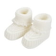 thumbnail image 5 of Elegant Knit Baby Booties for Infants & Toddler Soft & Comfortable First Walkers Hand Crochet Shoes for Everyday Wear, 5 of 9