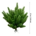 thumbnail image 3 of 25pcs Artificial Greenery Needle Garland Picks, Pine Leaf Stems, 27cm Christmas Tree Decorations, DIY Holiday Garland Making Supplies, Bulk Greenery Picks for Home and Party Decorââ, 3 of 3